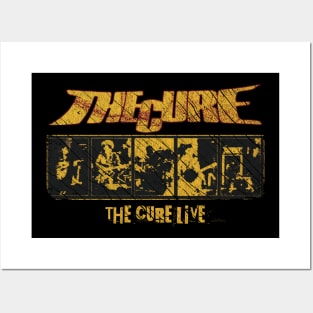 The Cure Vintage 1978 // The Cure Live Original Fan Design Artwork Posters and Art